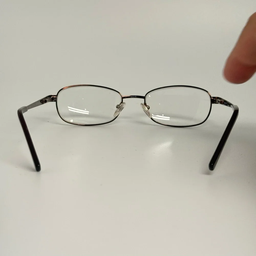 Sferoflex 2591 494 Copper Brown Oval Metal Eyeglass Frames 53-18-135